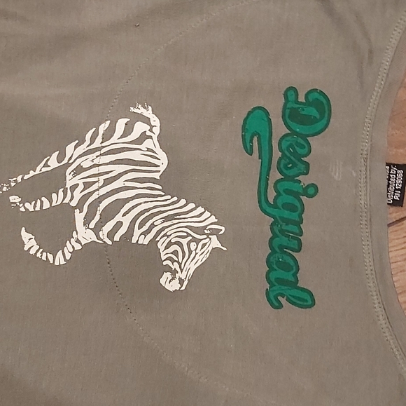 Desigual sleeveless zebra tank top - Picture 6 of 8